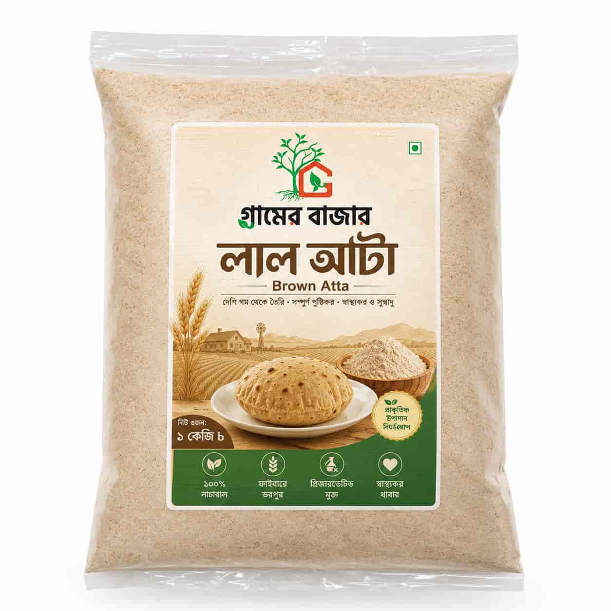 লাল আটা | Laal Atta 1kg