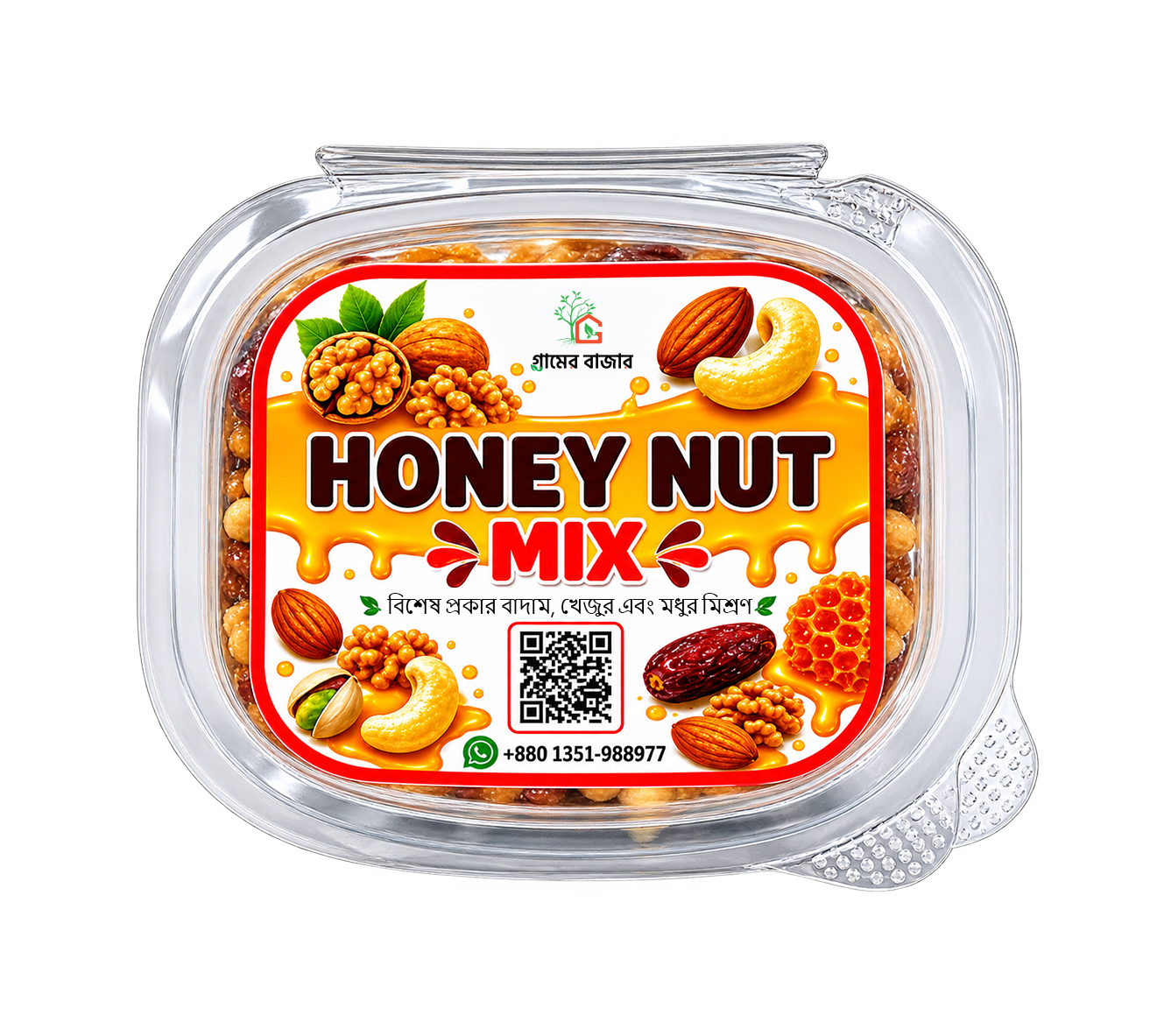 Mini Honey Nut MIX | মিনি হানি নাট মিক্স 12 Pc